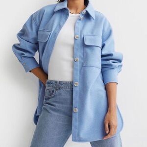 H&M Women's Blue Jacket / Shacket